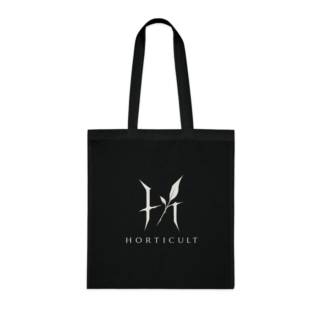 Horticult logo Cotton Tote | Botanical plant logo tote bag