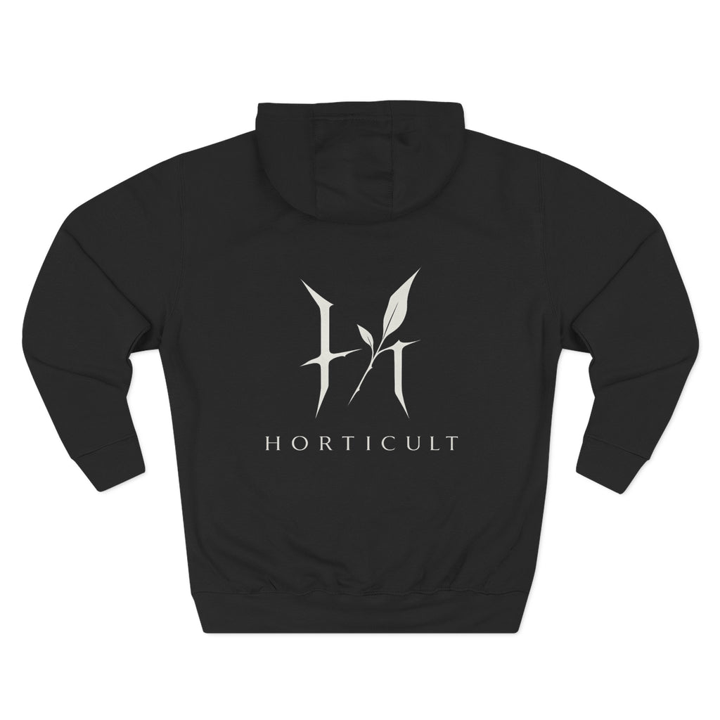 Horticult Logo Hoodie | Plant Leaf Monogram, Botanical Streetwear