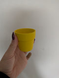 6cm yellow terracotta planter