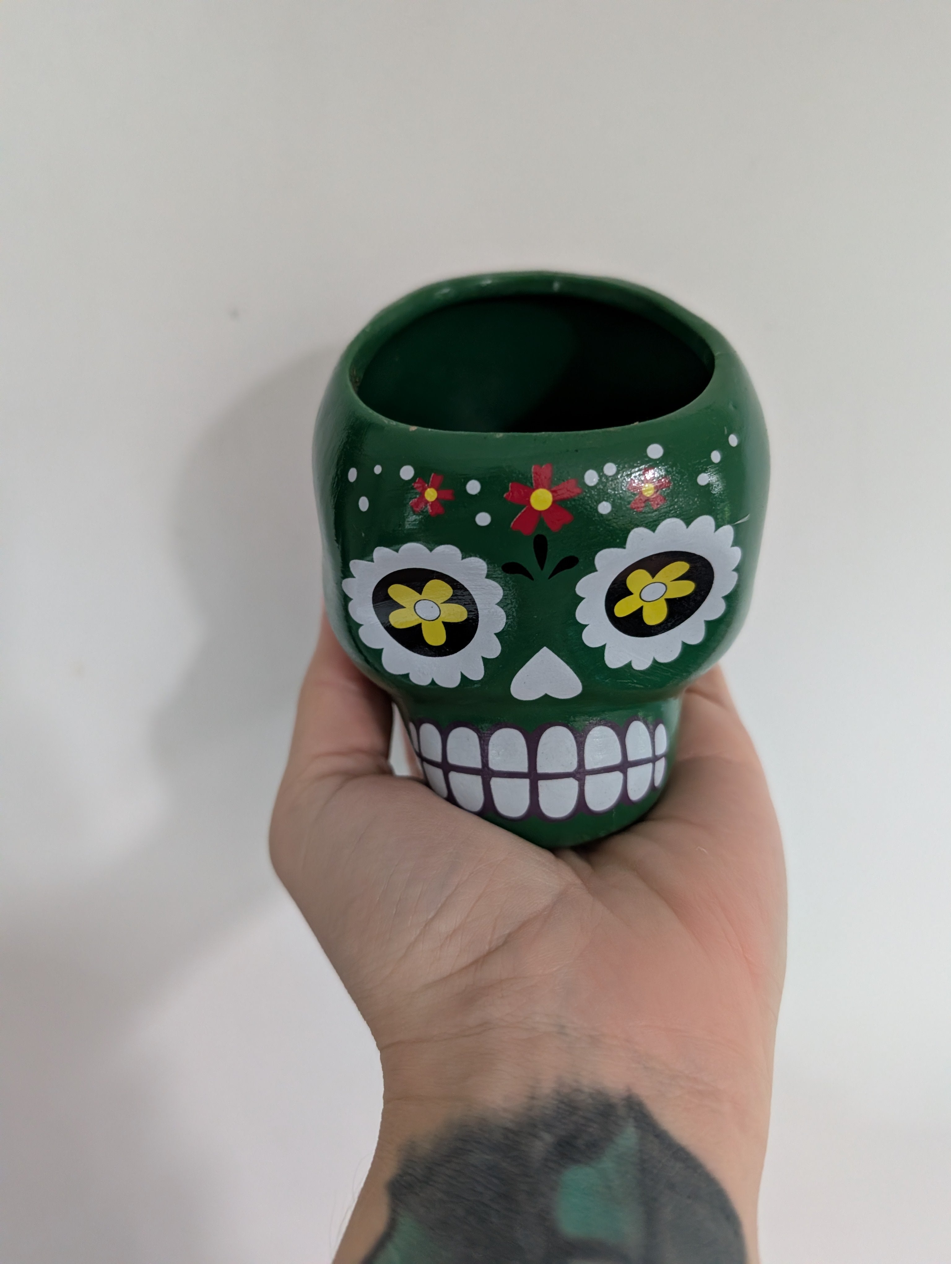6cm Sugar Skull Planter