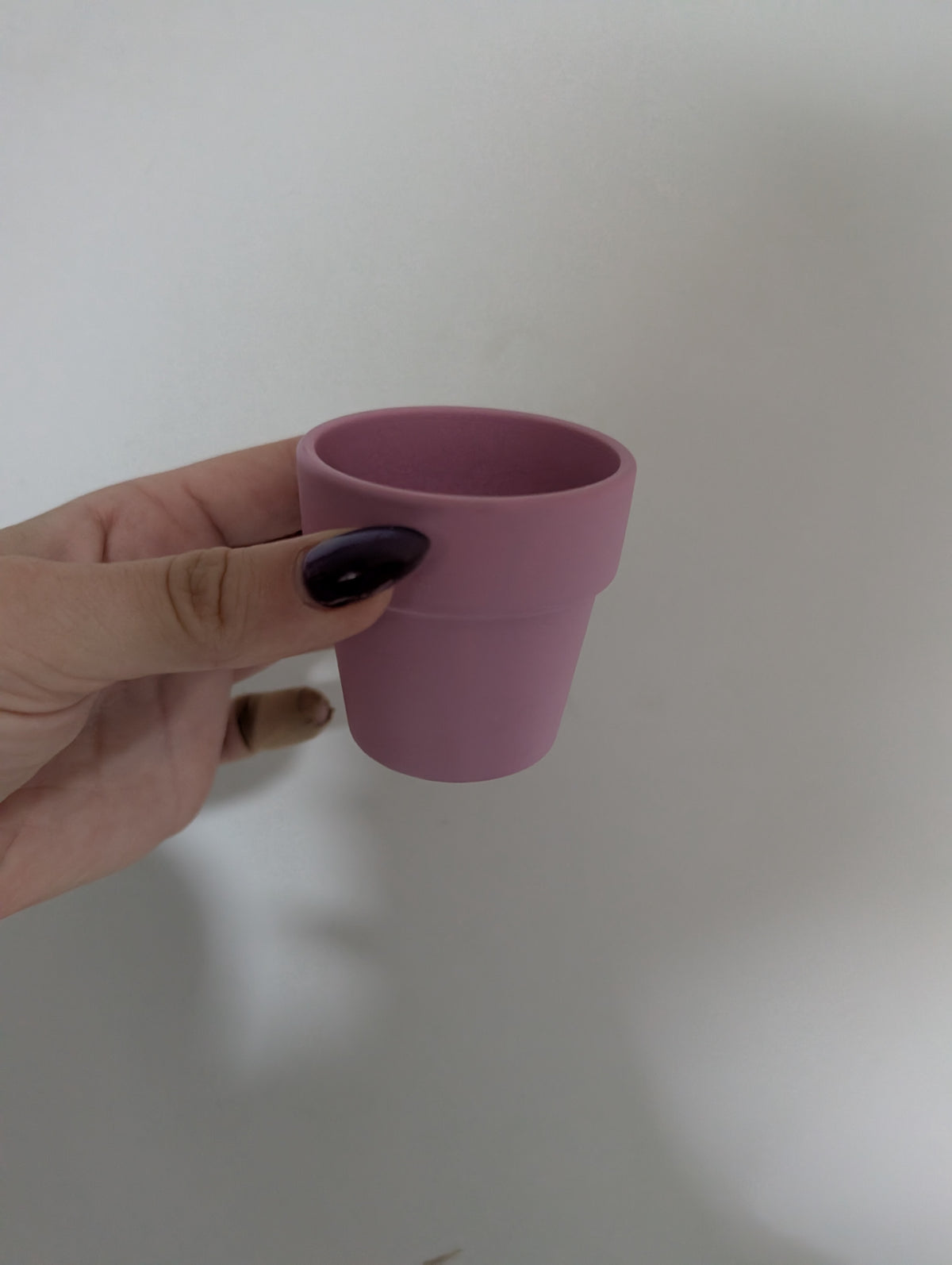 6cm pink terracotta planter