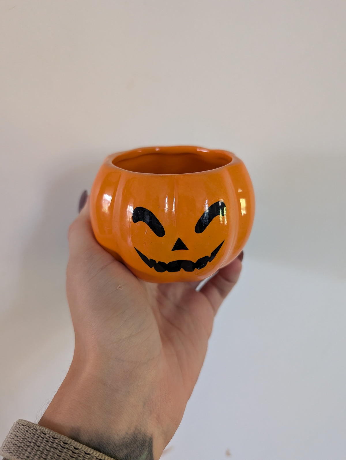 6cm pumpkin planter
