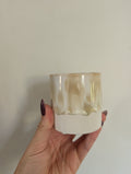 6cm beige planter